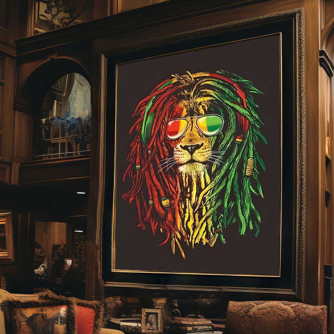 Lion canvas