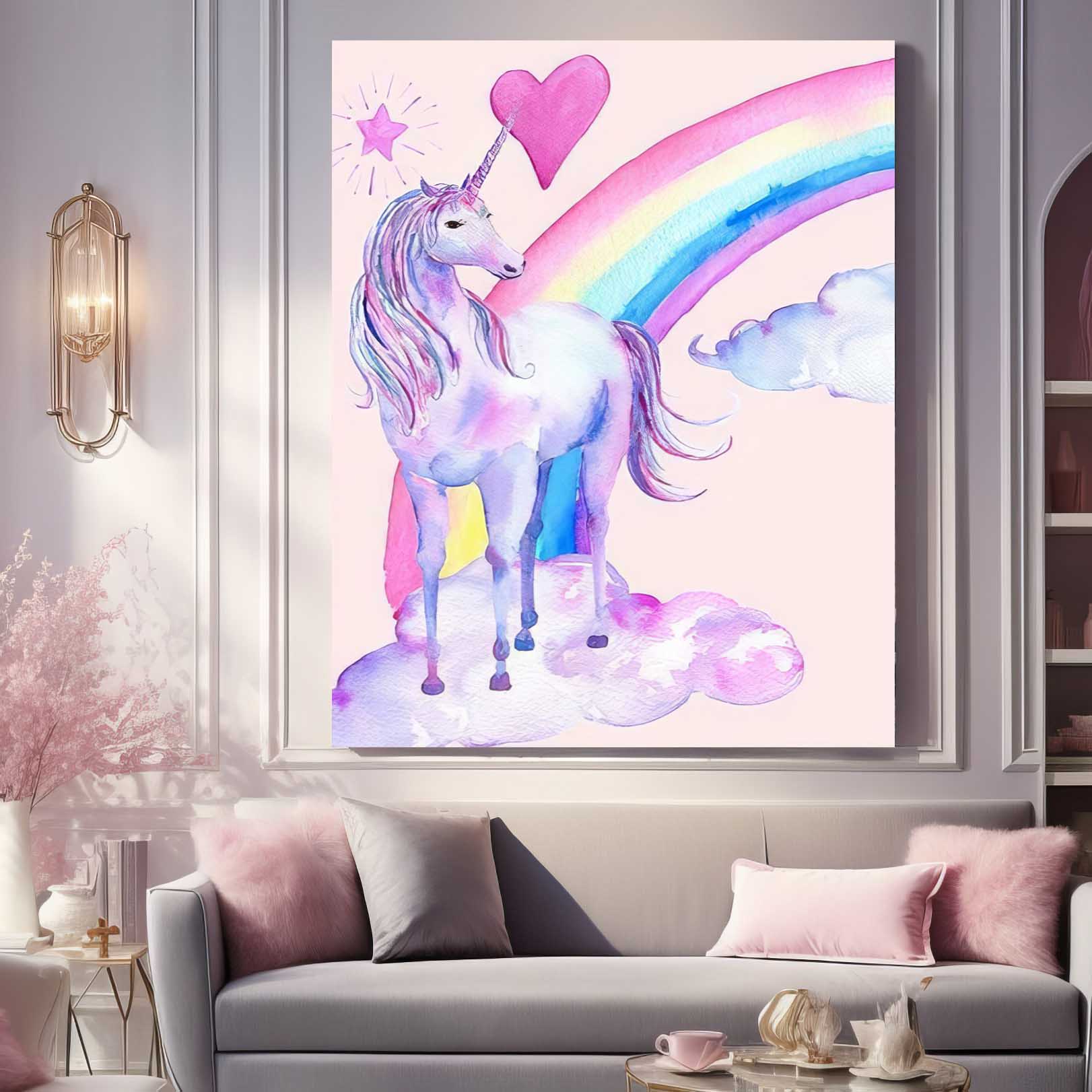 Unicorn wall art